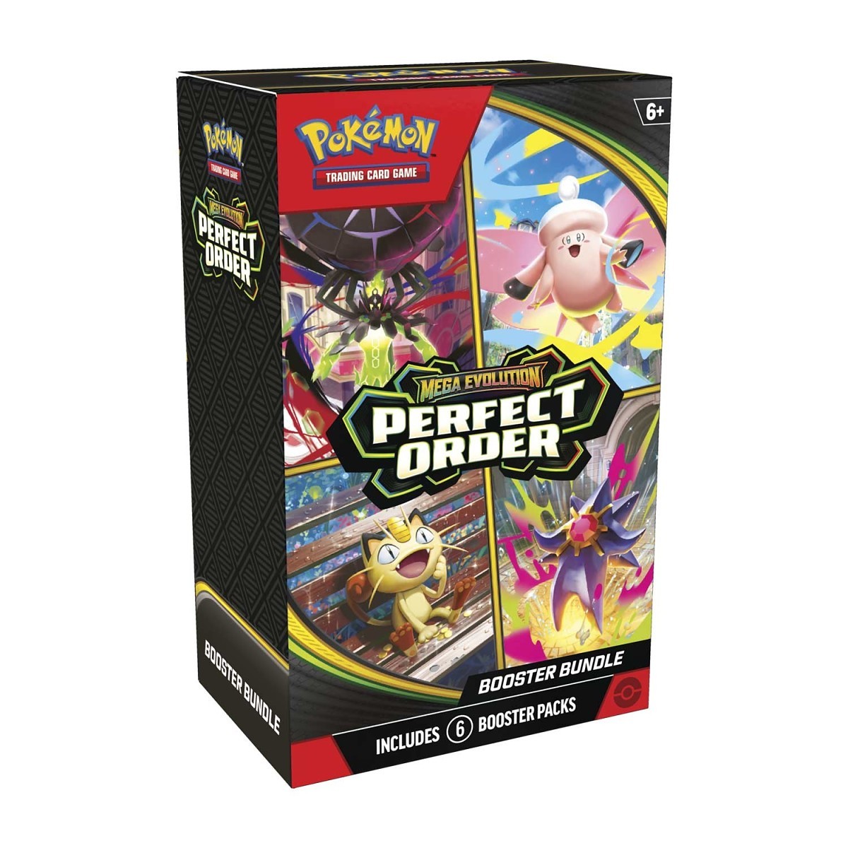 Pokémon TCG Mega Evolution: Perfect Order Booster Bundle (6 Packs)(Sealed)