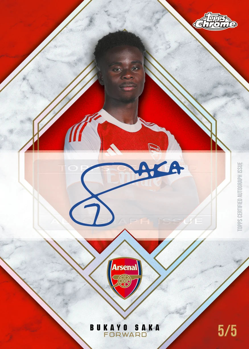 Topps Chrome® Arsenal 2025/26 - Hobby Box