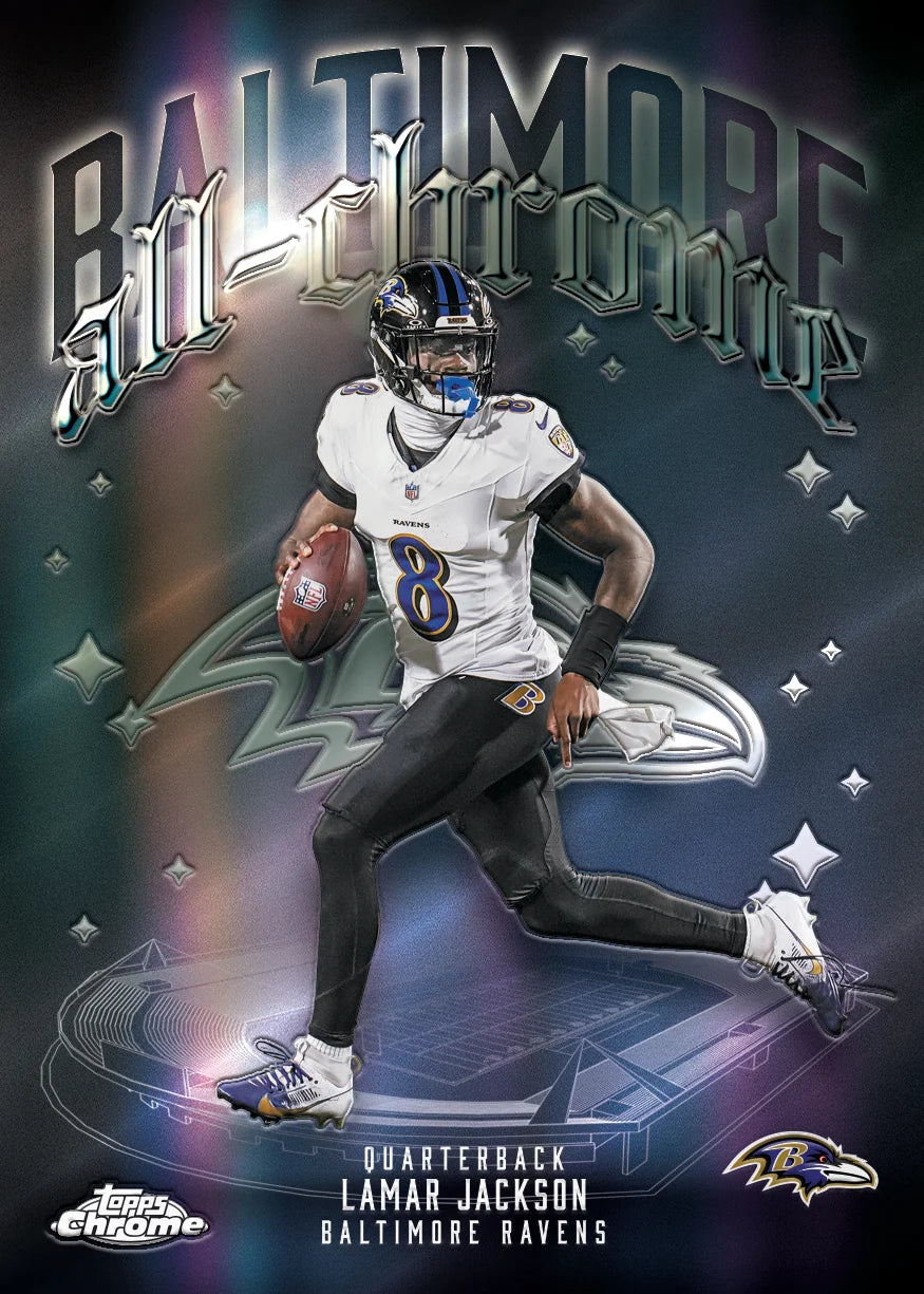 2025 Topps Chrome® Football - Value Box