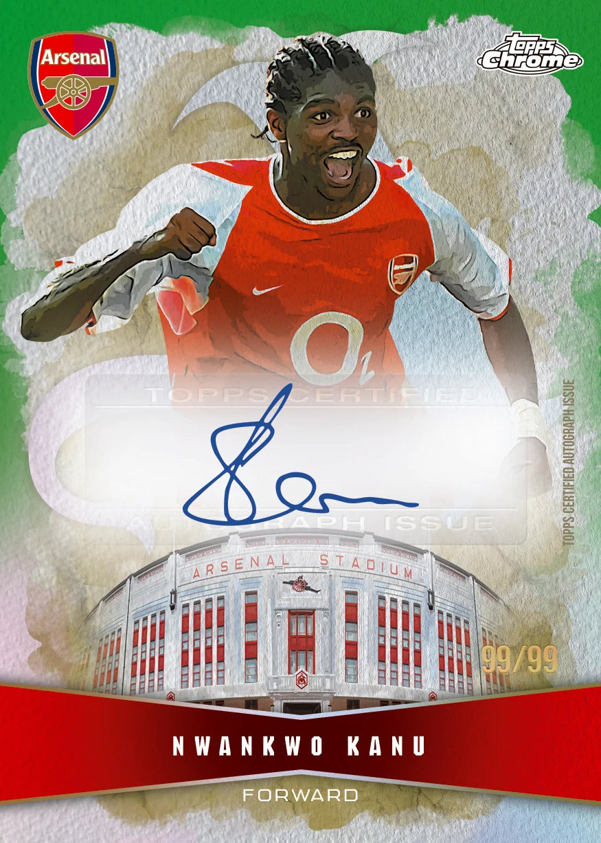 Topps Chrome® Arsenal 2025/26 - Hobby Box