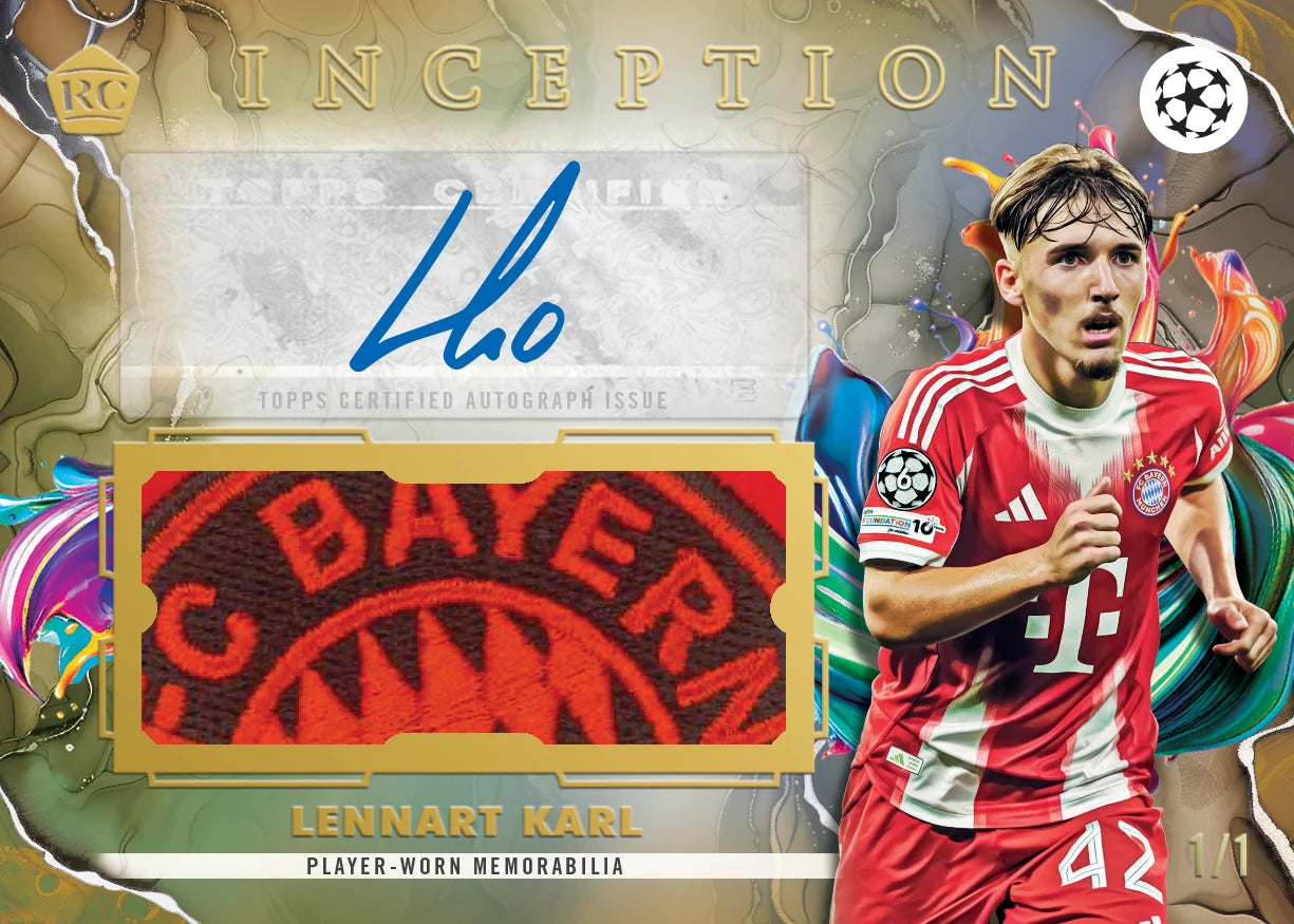Topps Inception UEFA Club Competitions 2025/26